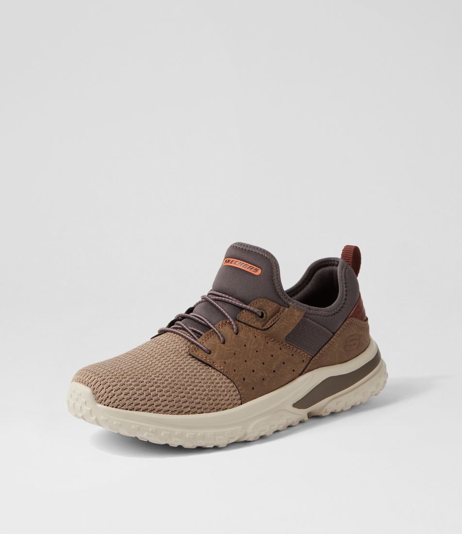 Solvano Caspian Taupe Mesh Sneakers