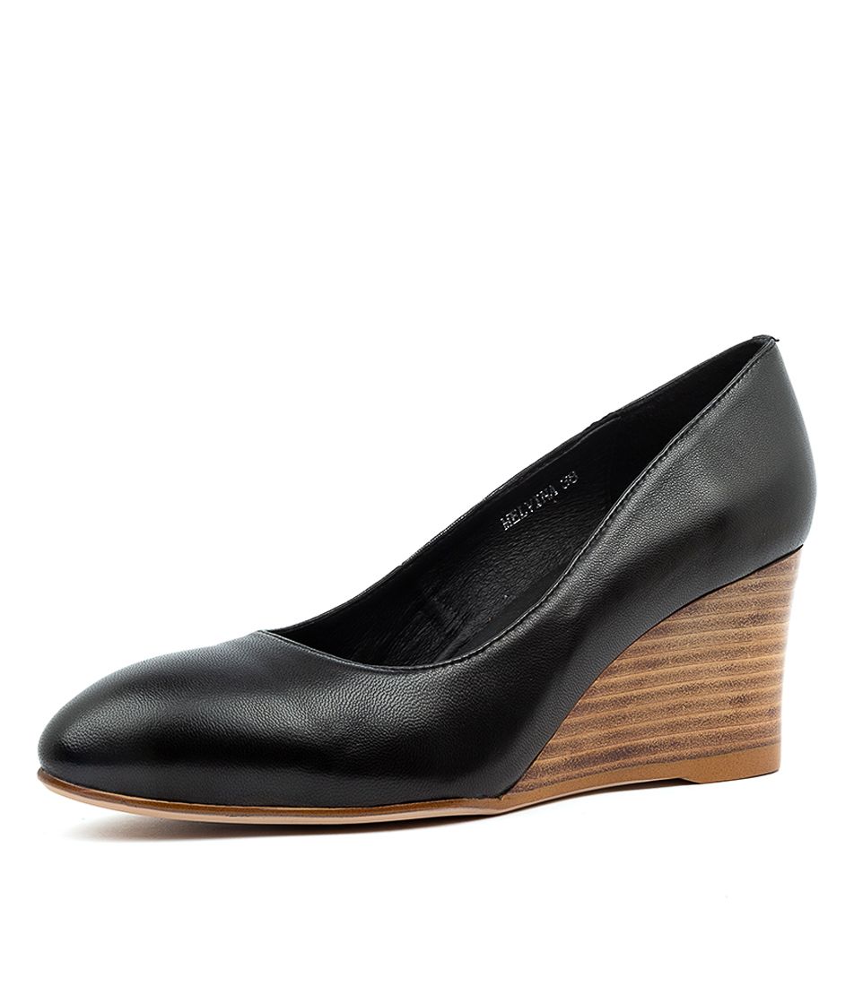 MELVINA BLK NATURAL HEEL