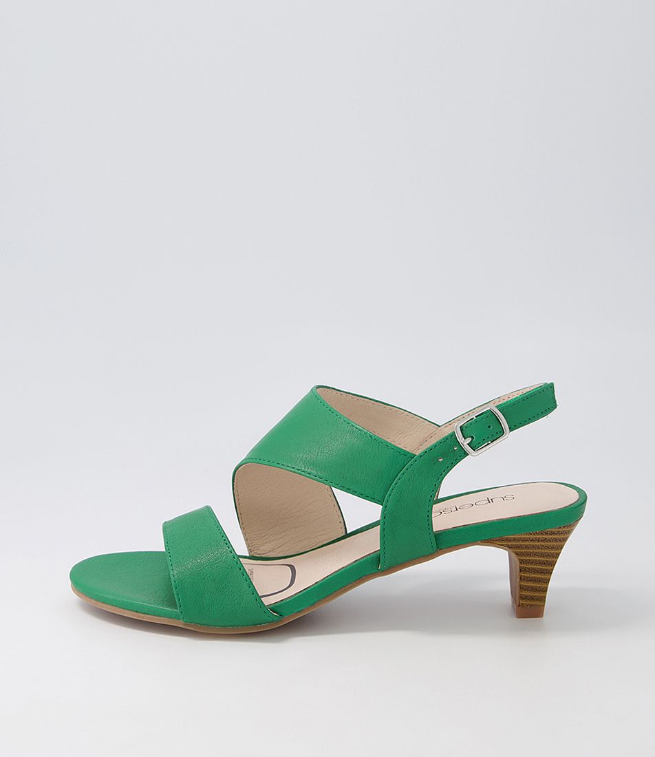 Dede Emerald Leather Sandals