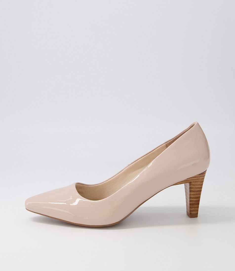 Mesmerize2 Nude Patent Leather Heels