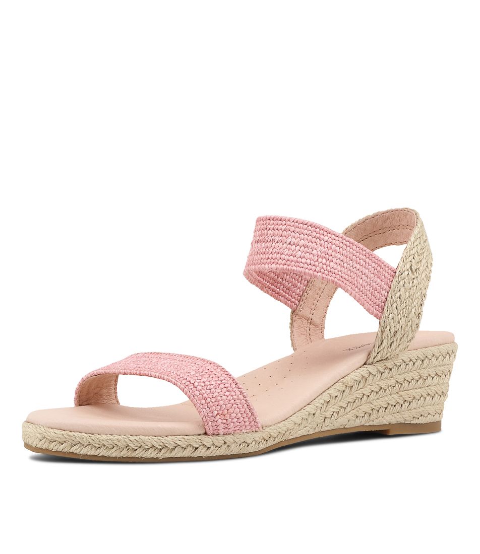Havan Blush Weave Elastic Espadrilles