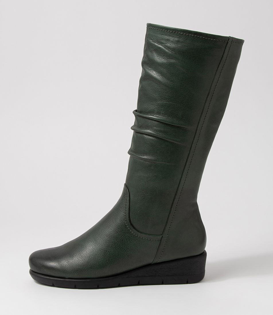 Millan Light Forest Leather Calf Boots