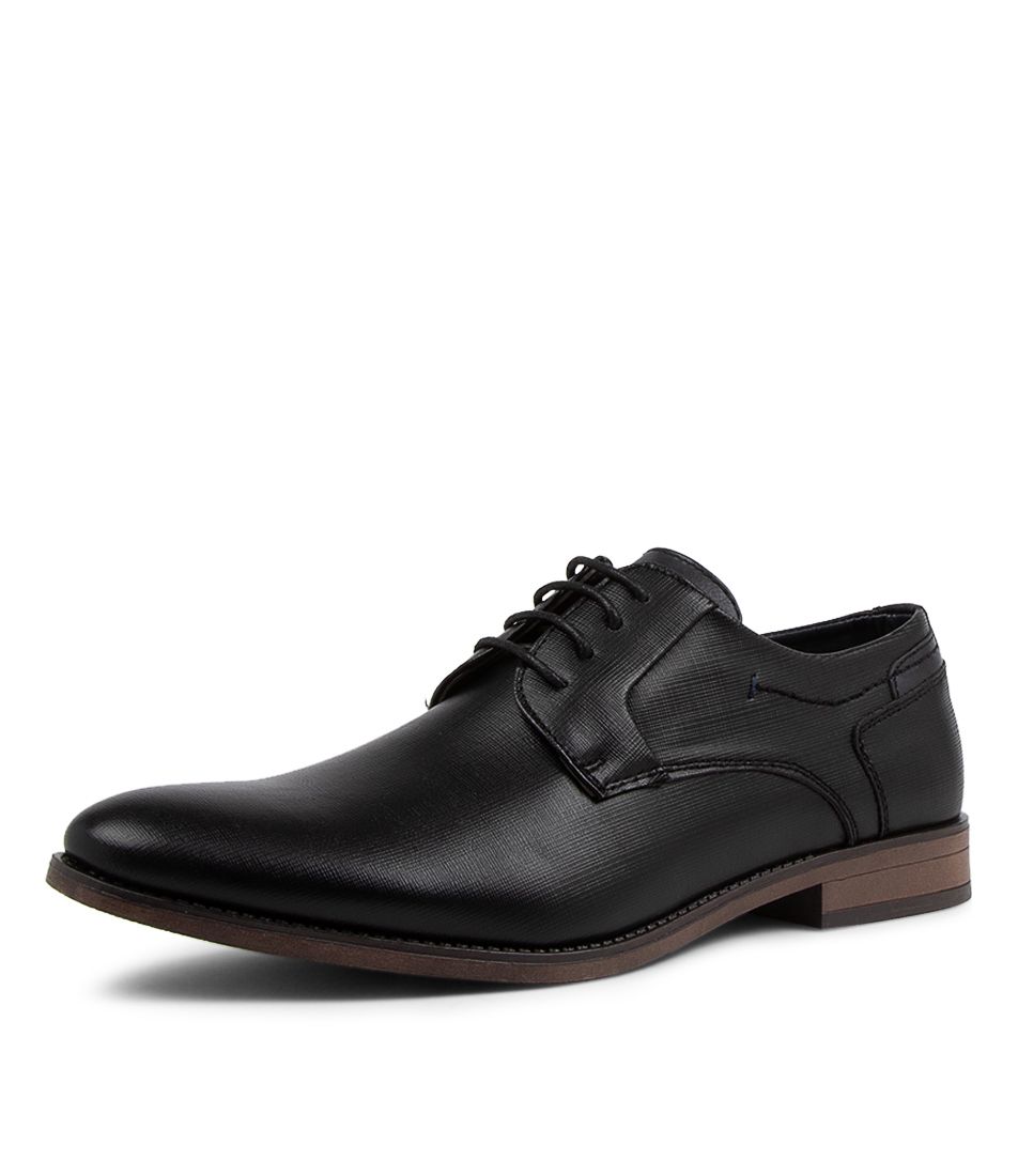 Walt Black Lace Up Shoes