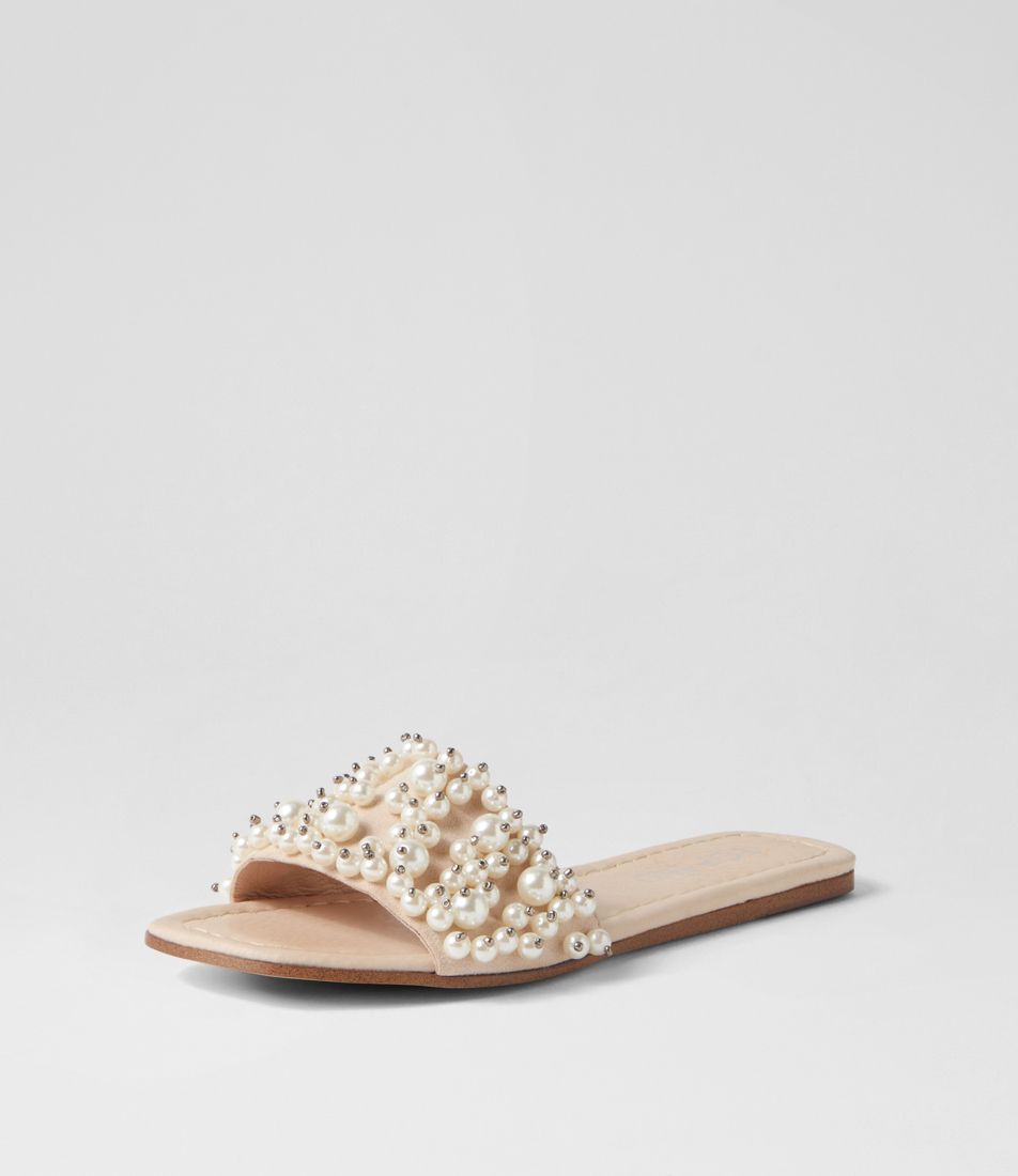 Leander Sand Suede Slides