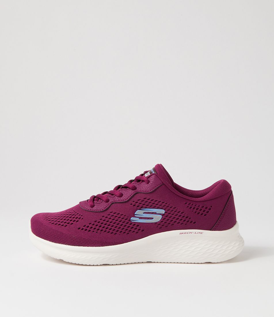 Skech Plum Textile Sneakers