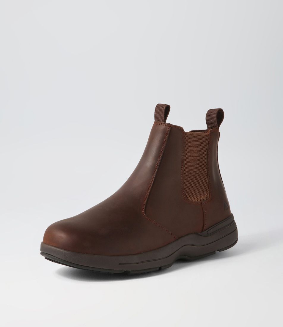 Roller Brown CRAZYHORSE LEATHER Chelsea Boots