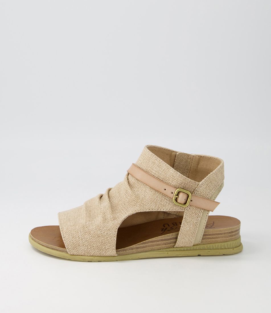 Burn Cashew Canvas Sandals