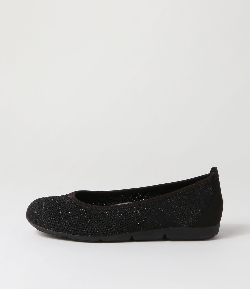 Sollie Black Mesh Sneakers