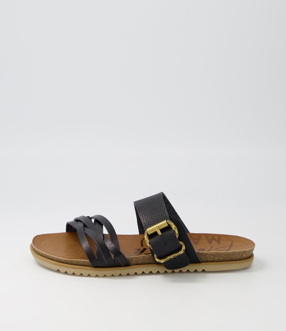 Montreal Black Sandals