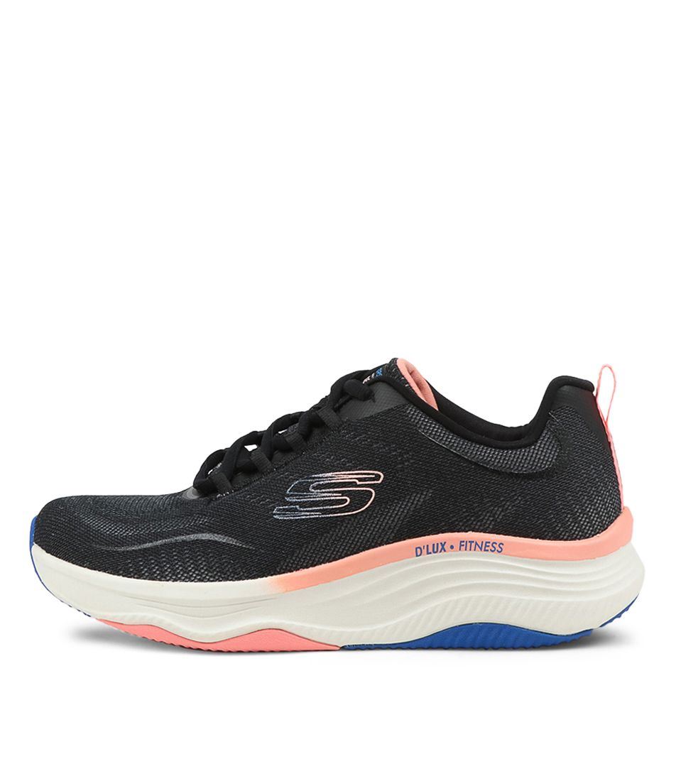 D'Lux Fitness Black Multi Mesh Sneakers