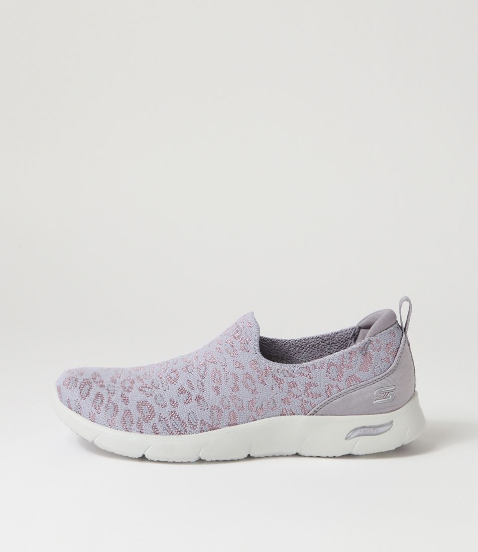 Arch Fit Refine Lavender Knit Sneakers