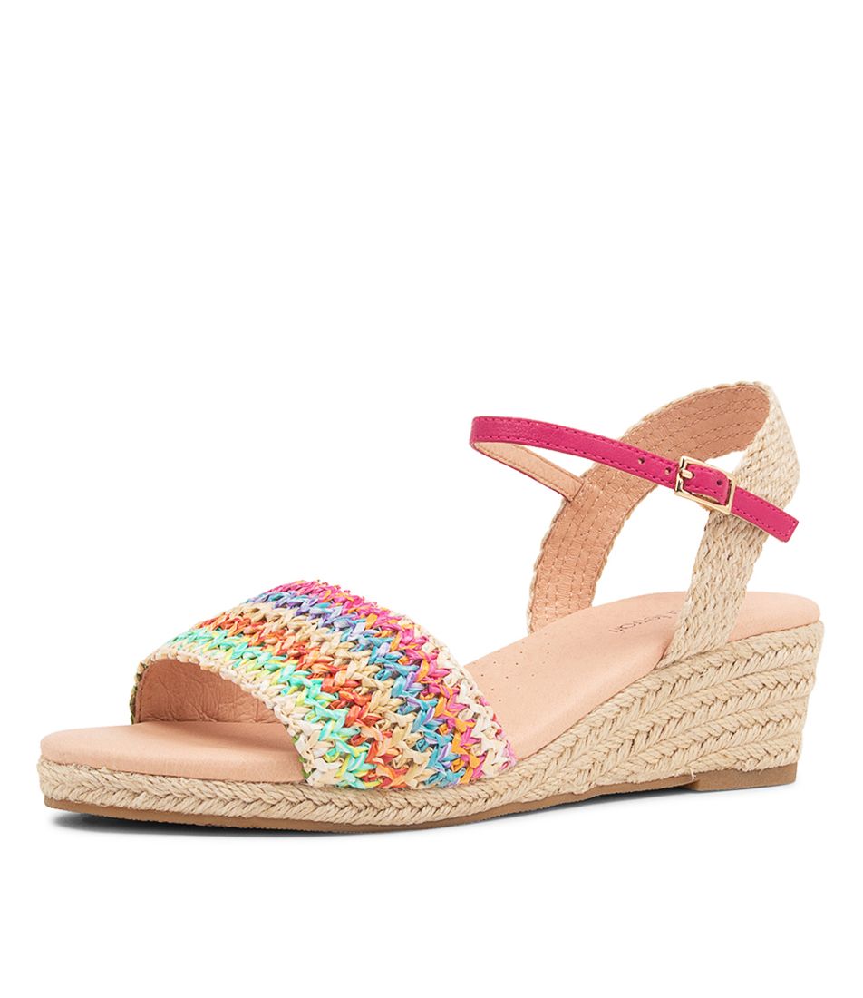 Haris Fuchsia Multi Espadrilles