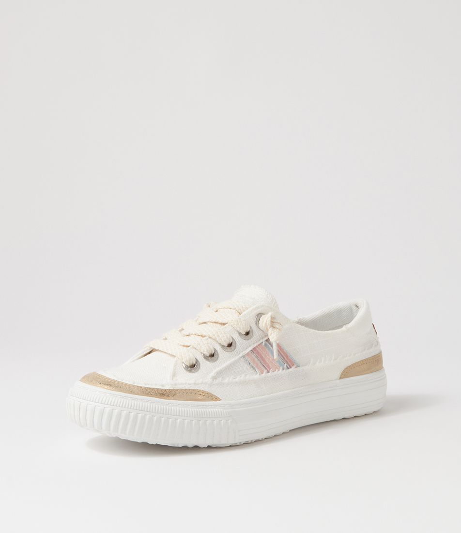 Alex White Multi Sneakers