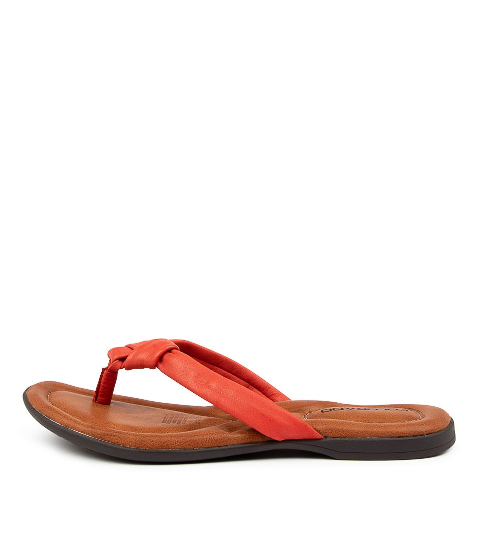 KALLY TANGERINE LEATHER