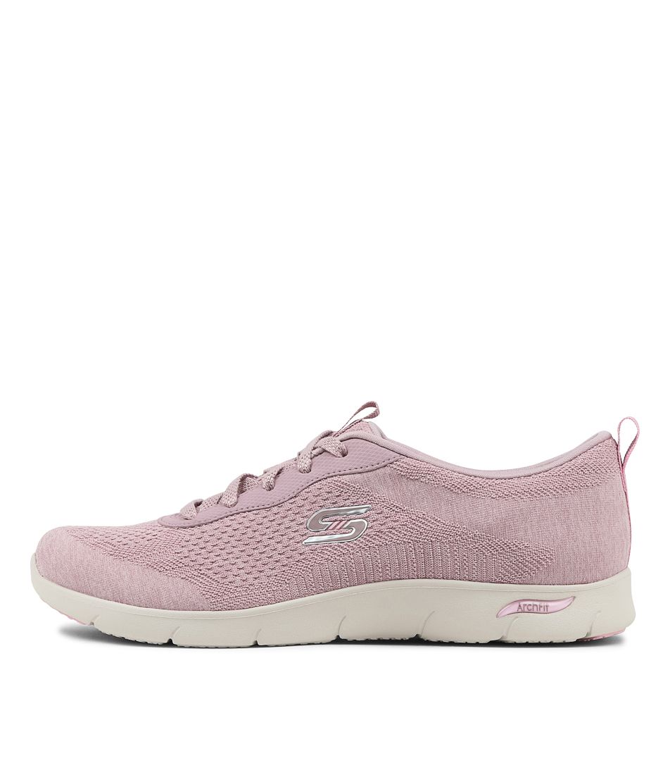 Arch Fit Refi Mauve Knit Sneakers