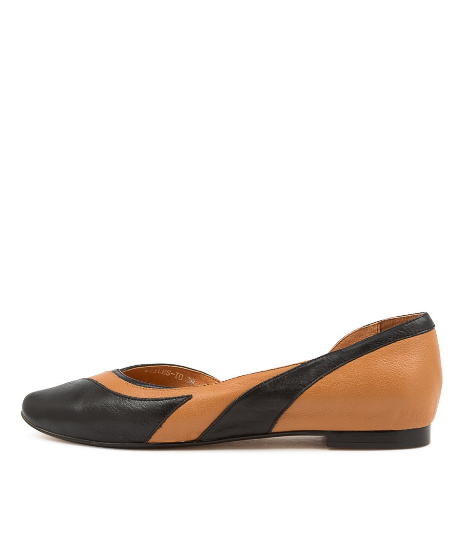 STILES TO BLACK DK TAN LEATHER