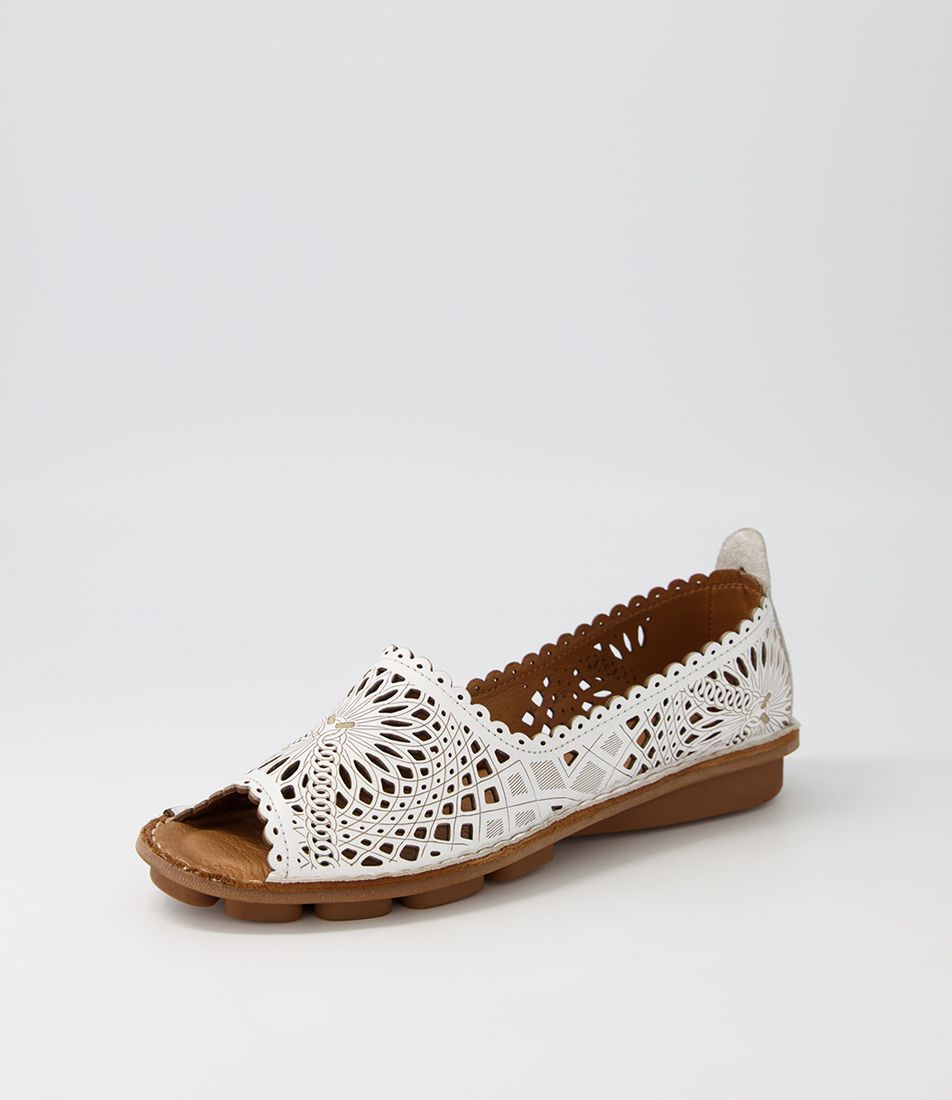 Nlysander White Leather Sandals