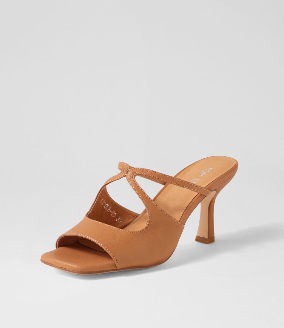 Licole Tan Leather Sandals