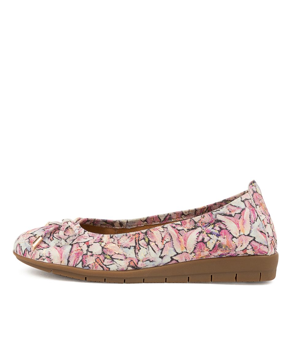 FLEX3 BLUSH BOTANIC SUEDE BALLET FLATS GS