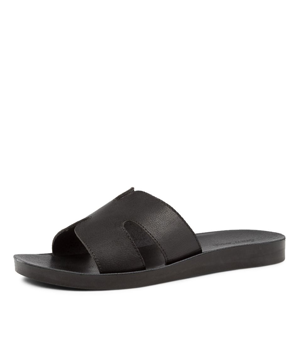 NOKKER DF BLACK BLACK SOLE LEATHER