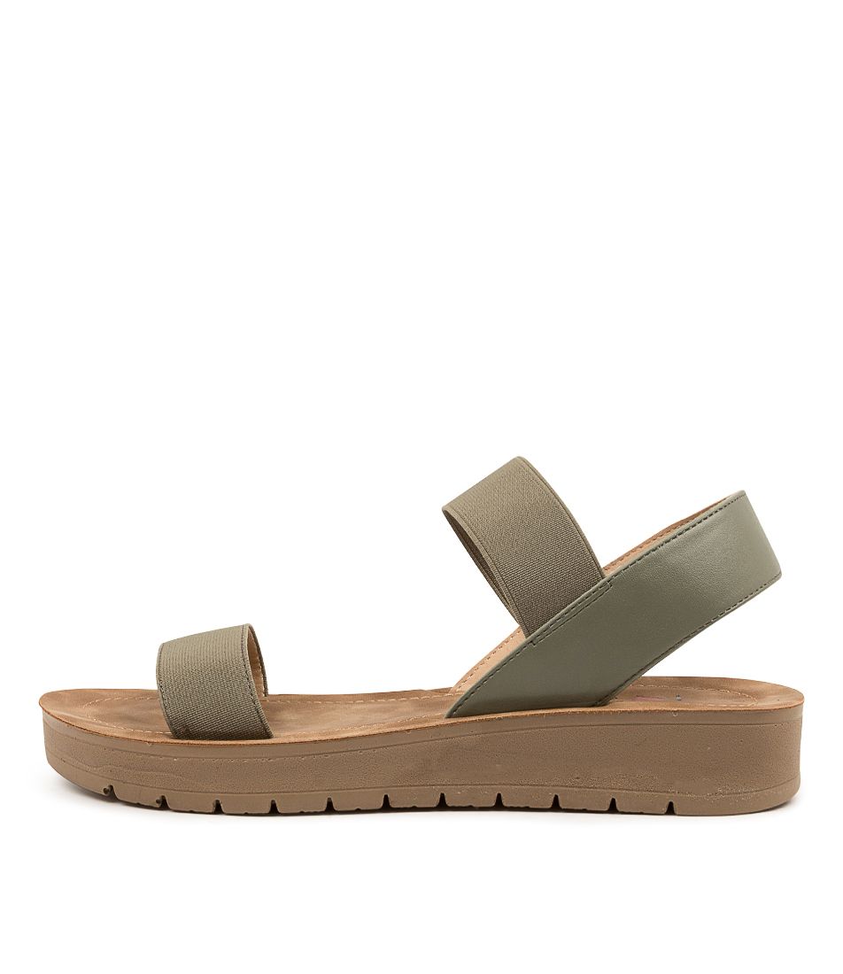 ZETER KHAKI ELASTIC-SMOOT