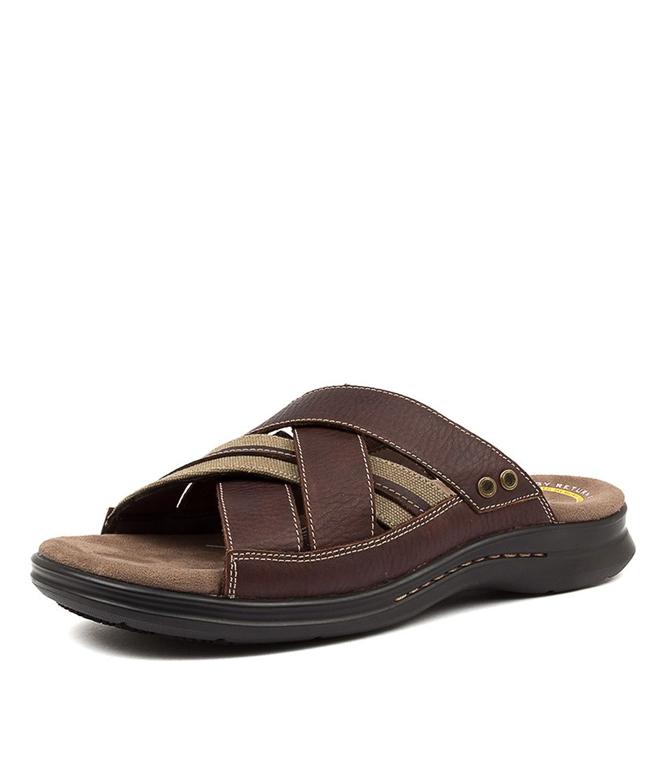 IVORY CHOC TUMBLE LEATHER