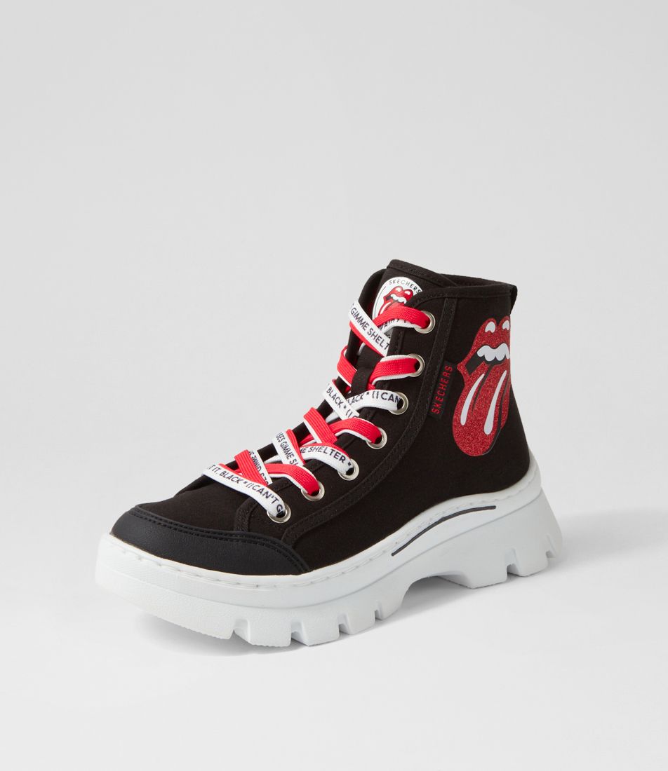 Roadies Surge Black Red Sneakers