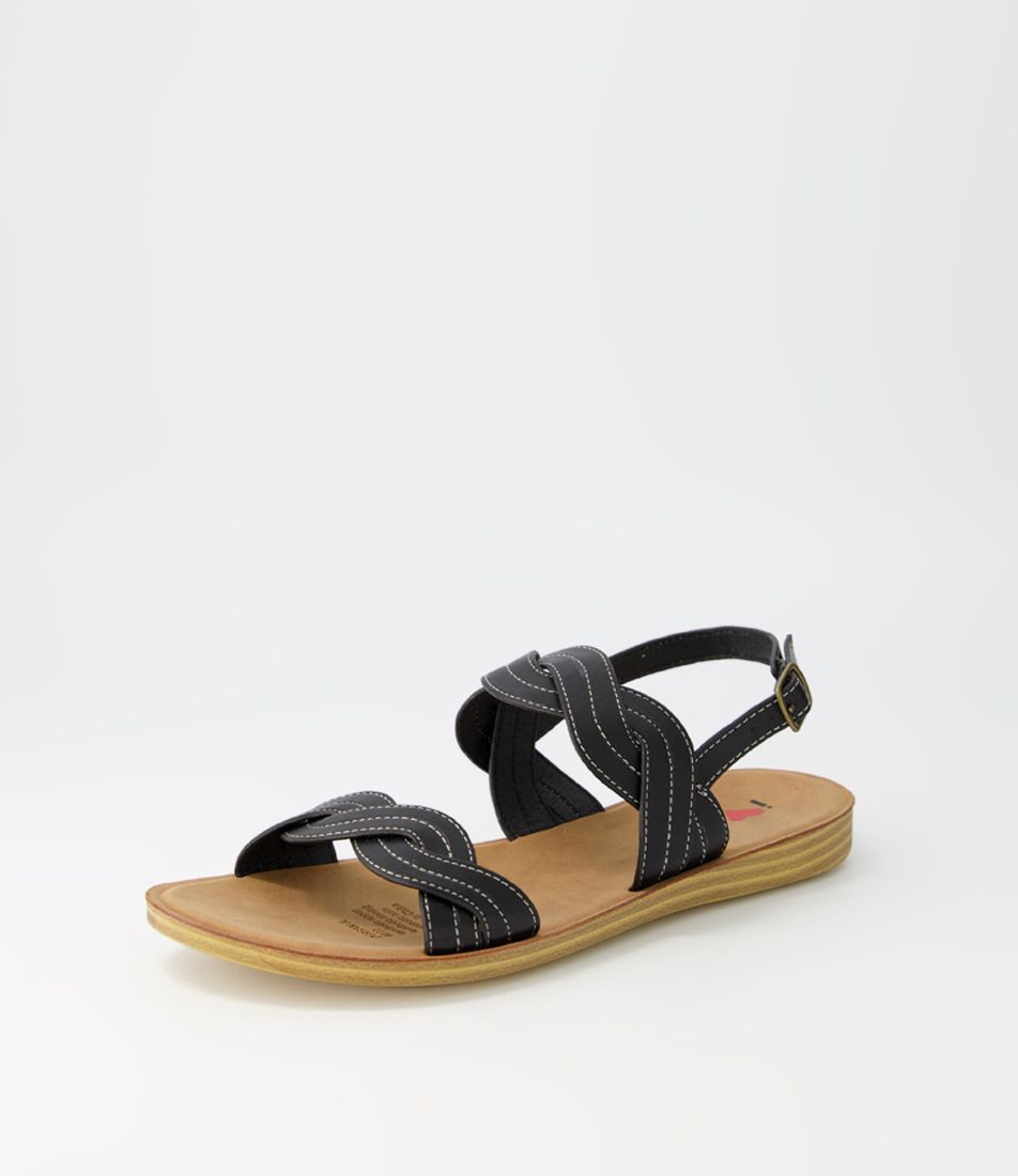 Persan Black Sandals