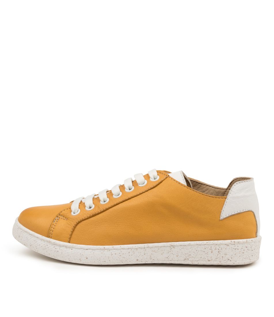 SAMIRA YELLOW-WHITE LEA