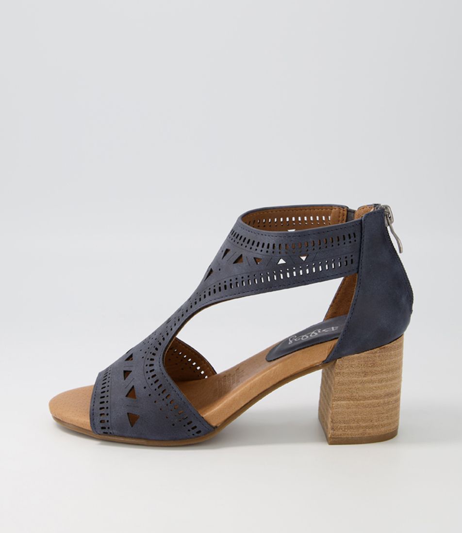 Flain Navy Sandals