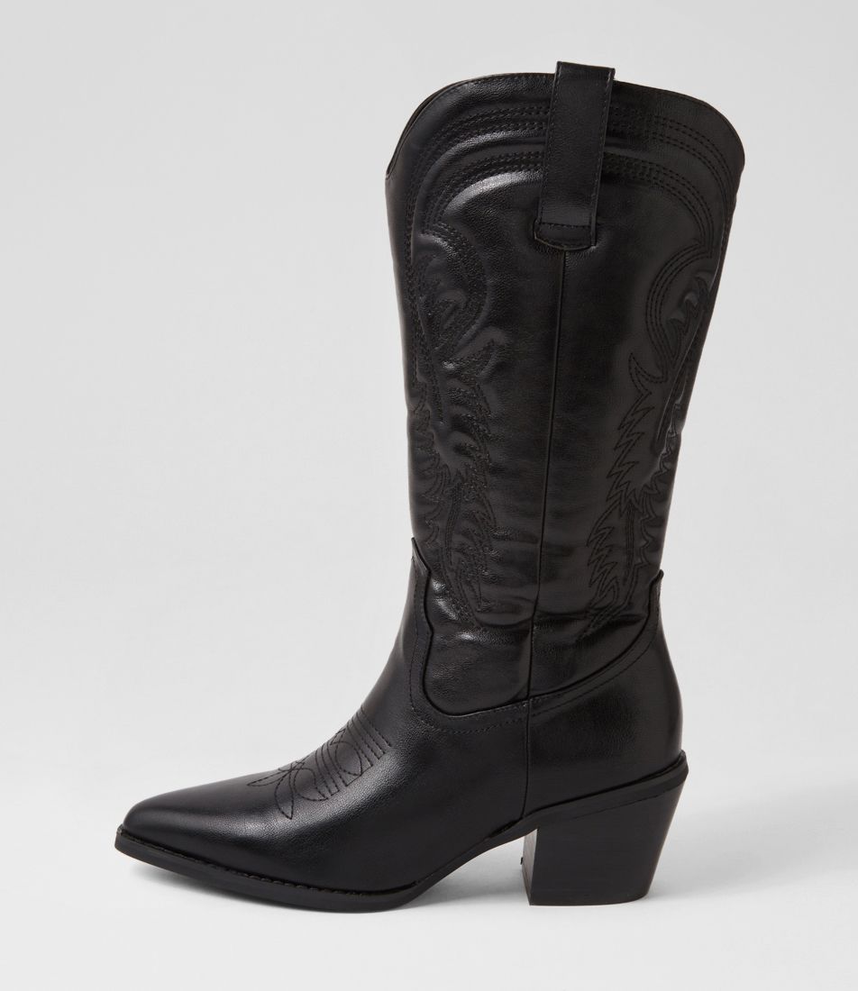 Yodel Black Knee High Boots