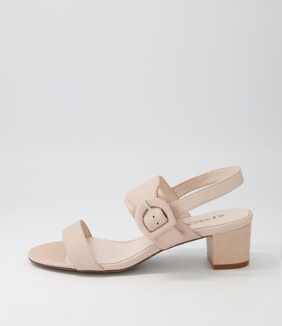 Cassin Dark Nude Leather Sandals