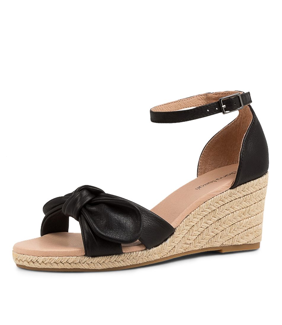 JENNALEA BLACK LEATHER