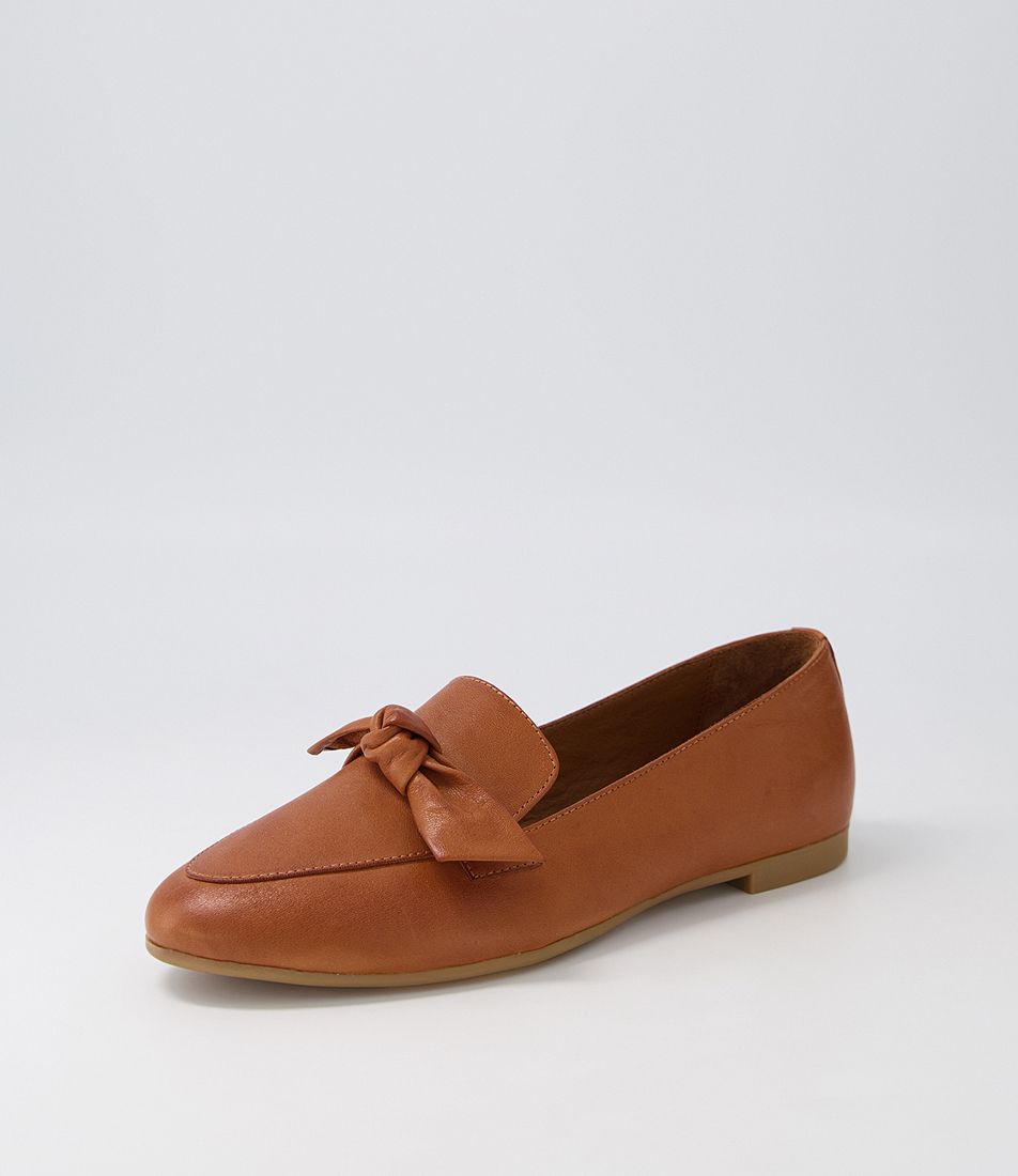 Starna Tan Leather Loafers