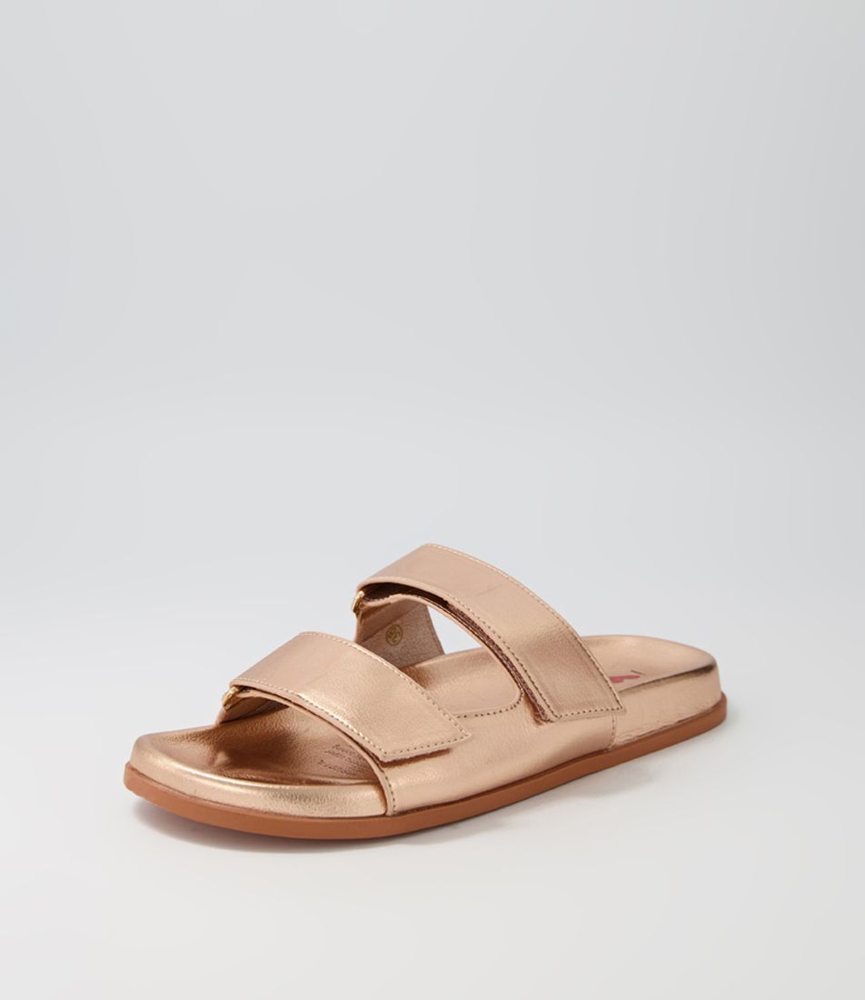 Haricot Rose Gold Slides