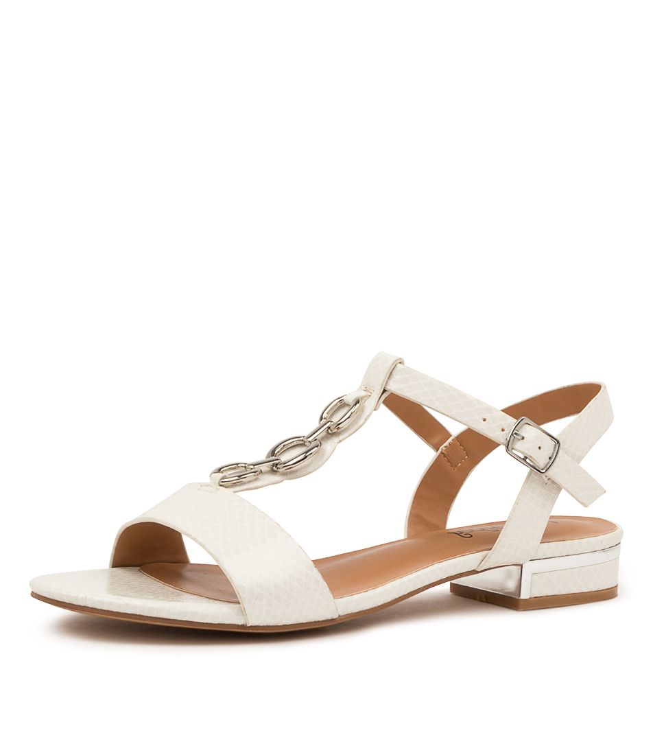 BARLOUR WHITE SNKE SMOOTH