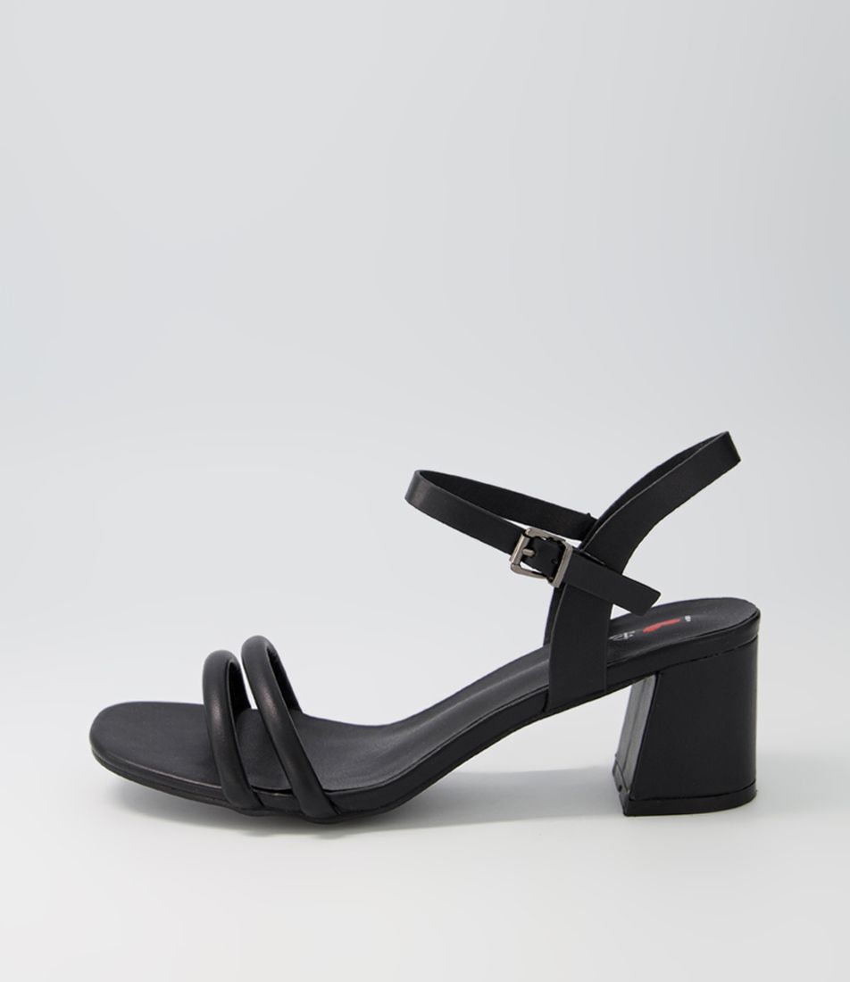 Zelkie Black Sandals