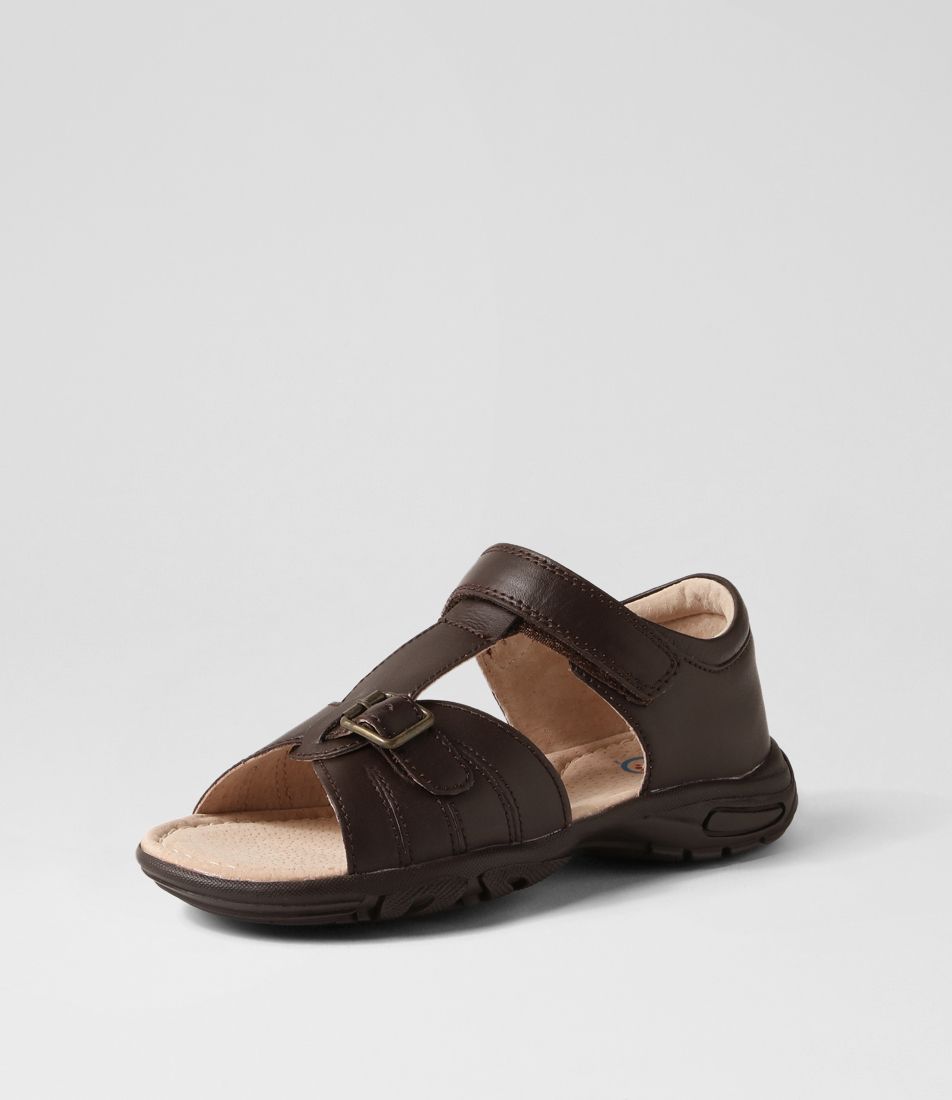 Terry Brown Sandals