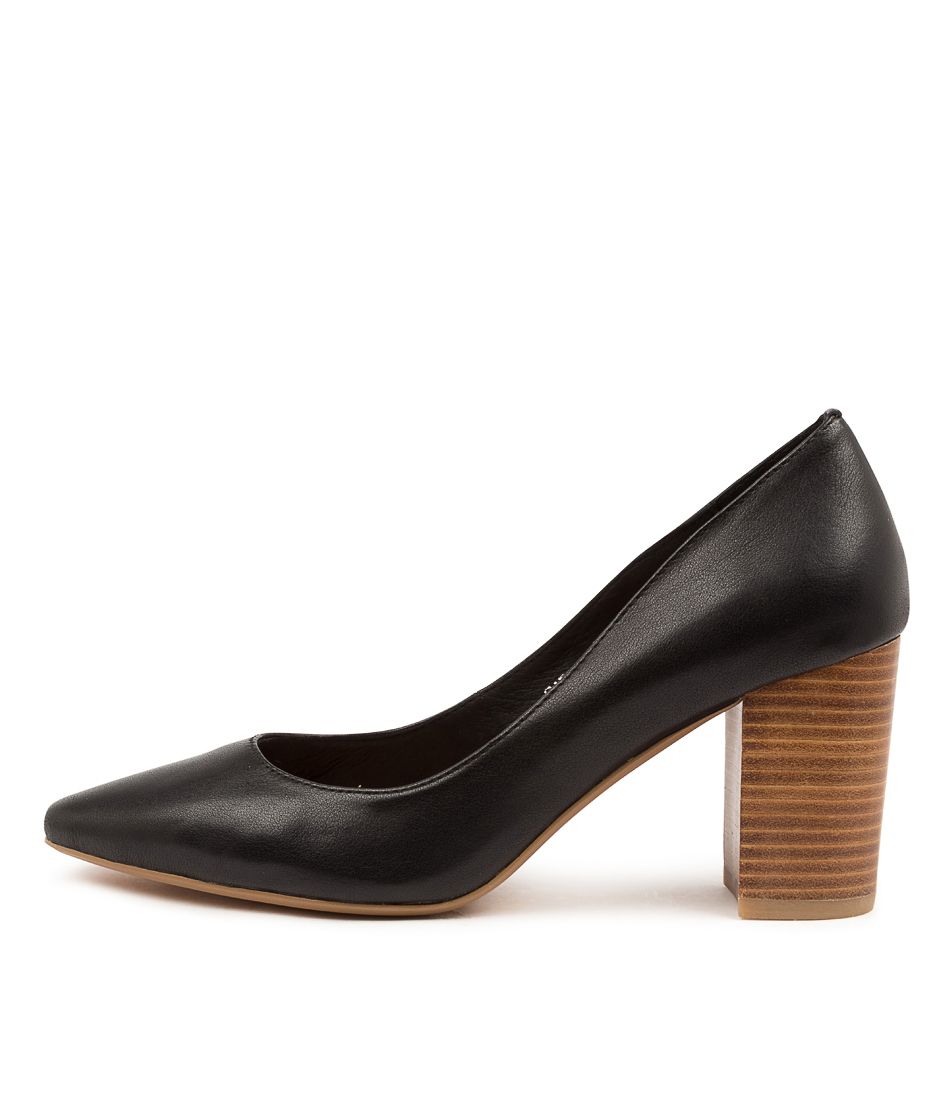 SABENA BLK-NAT HEEL LTHER