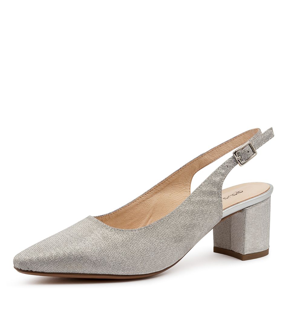LUCINE SILVER METAL SUEDE