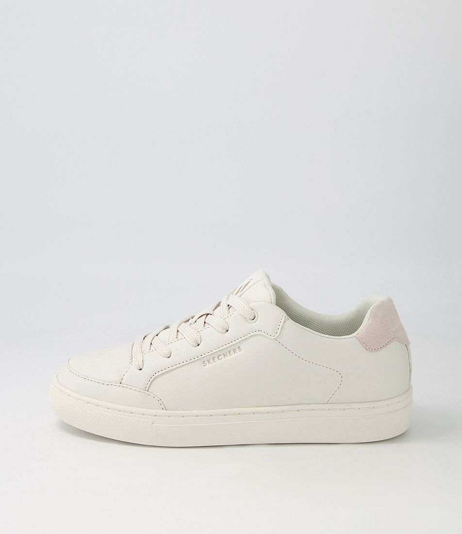 Side Street White Leather Synthetic Sneakers