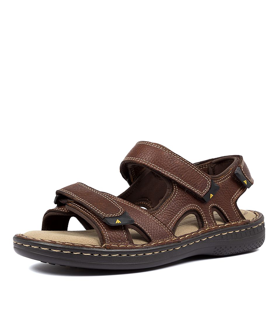 SURMON CF DARK BROWN TUMBLE LEATHER