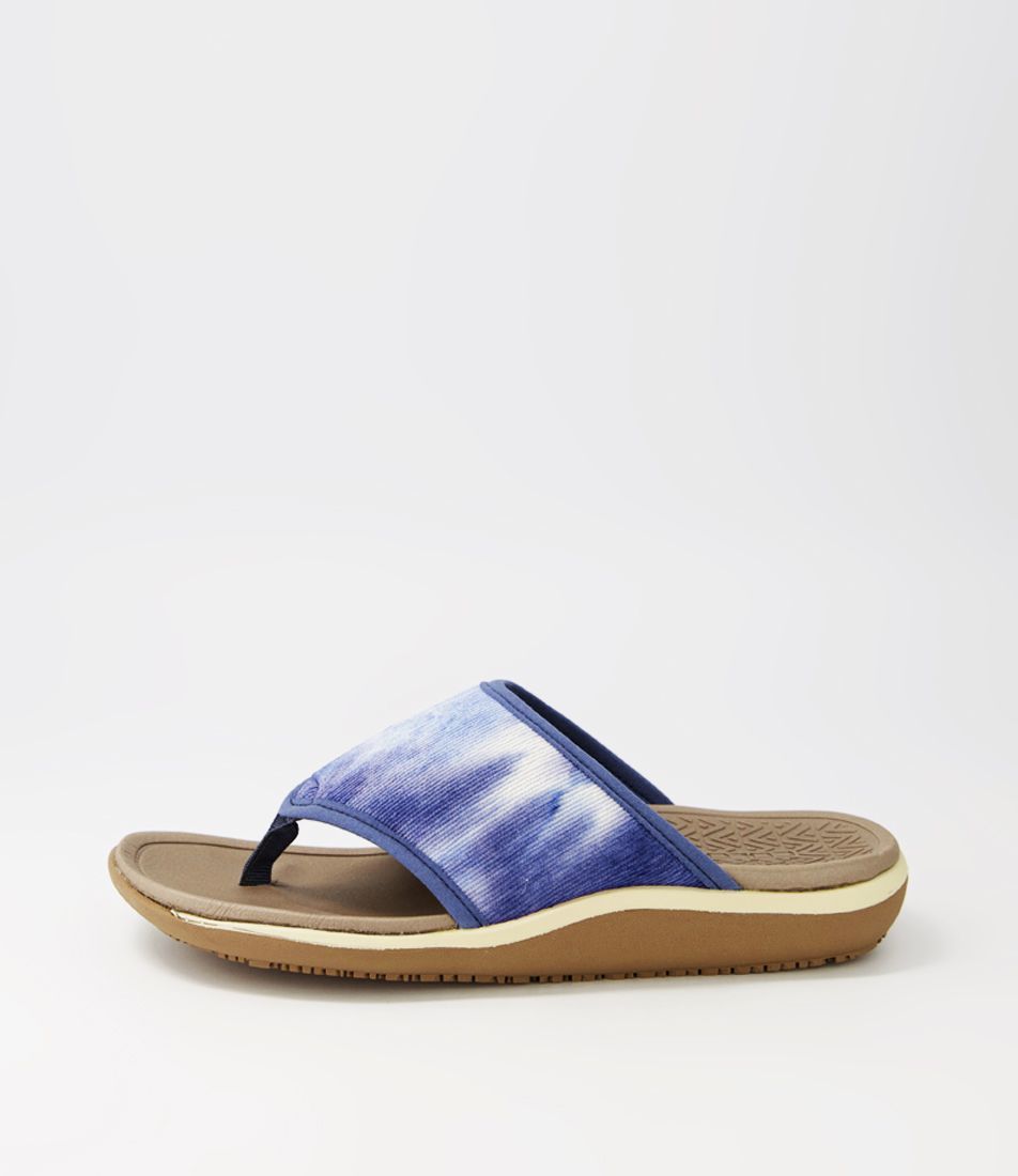 Haris DENIM TIE DYE Textile Sandals