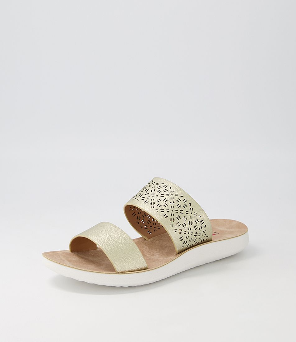 Musetta Pale Gold Slides