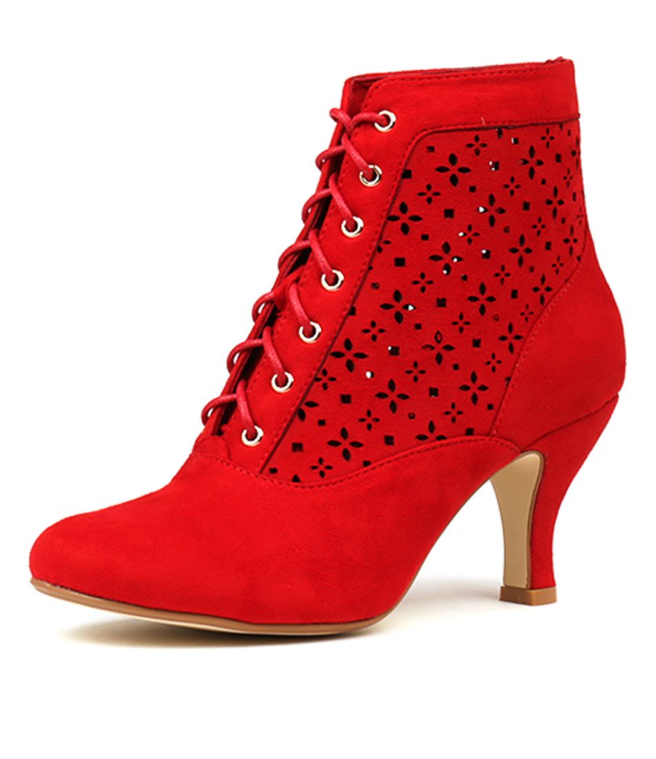 MARIBELLA RED MICROSUEDE