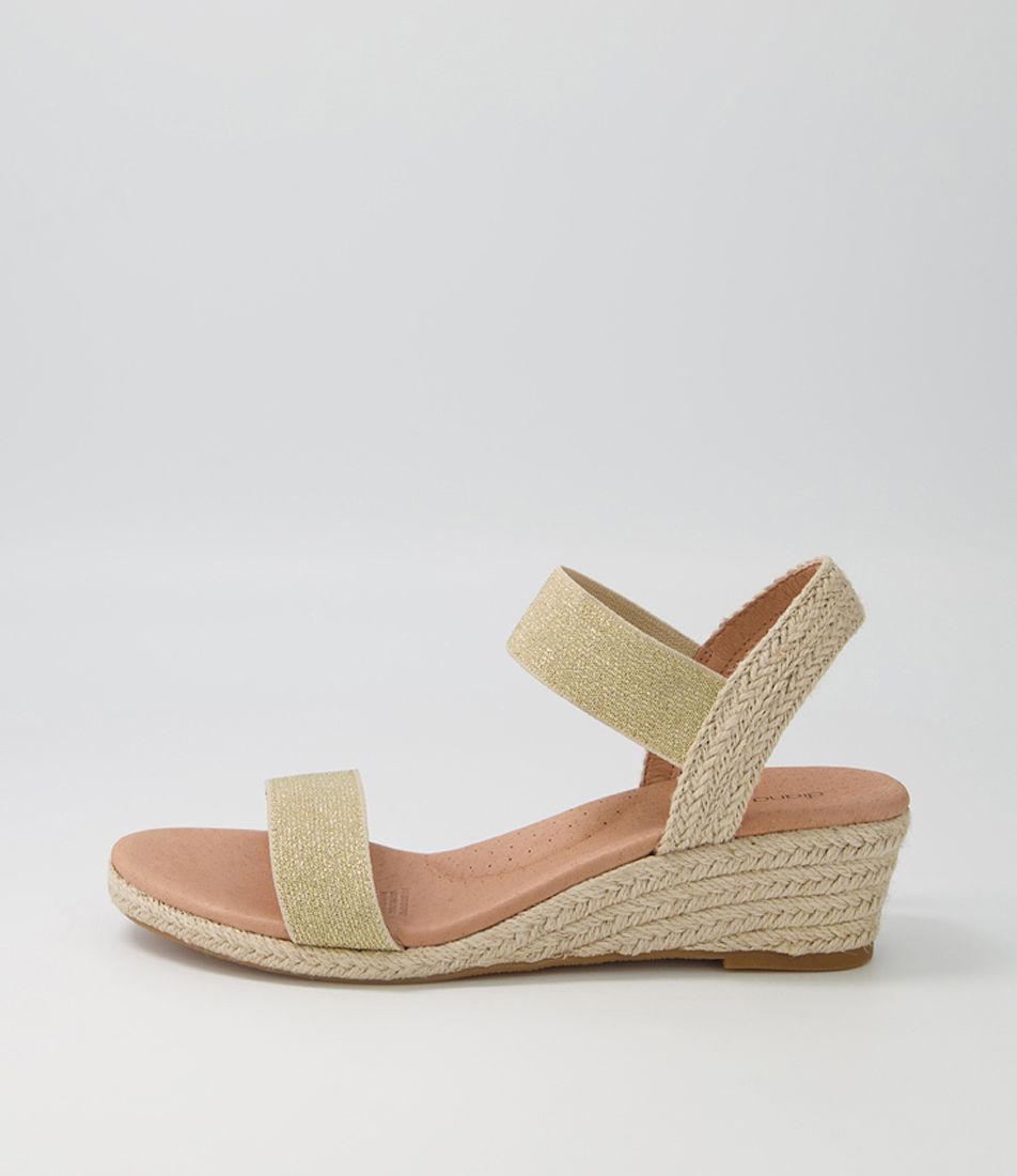 Helina Platinum Metallic Elastic Sandals