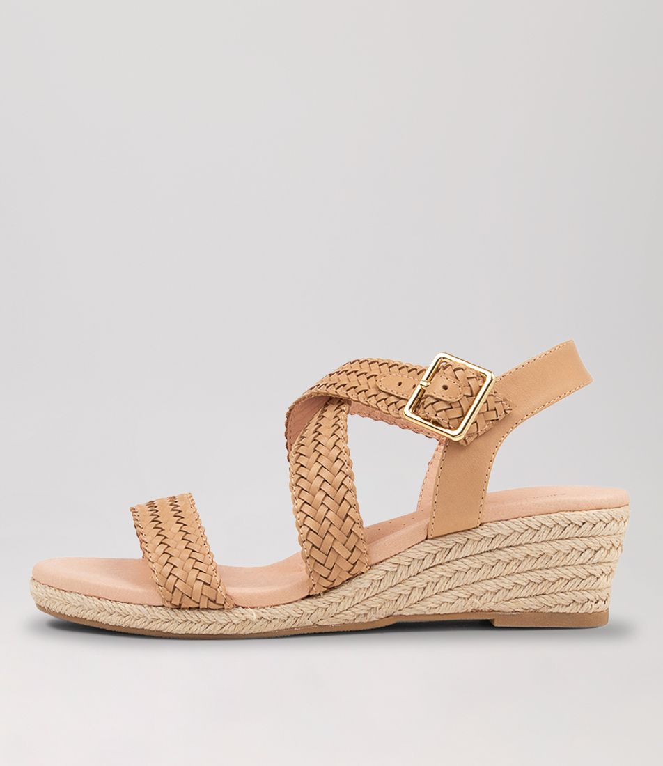 Heather Tan Leather Sandals