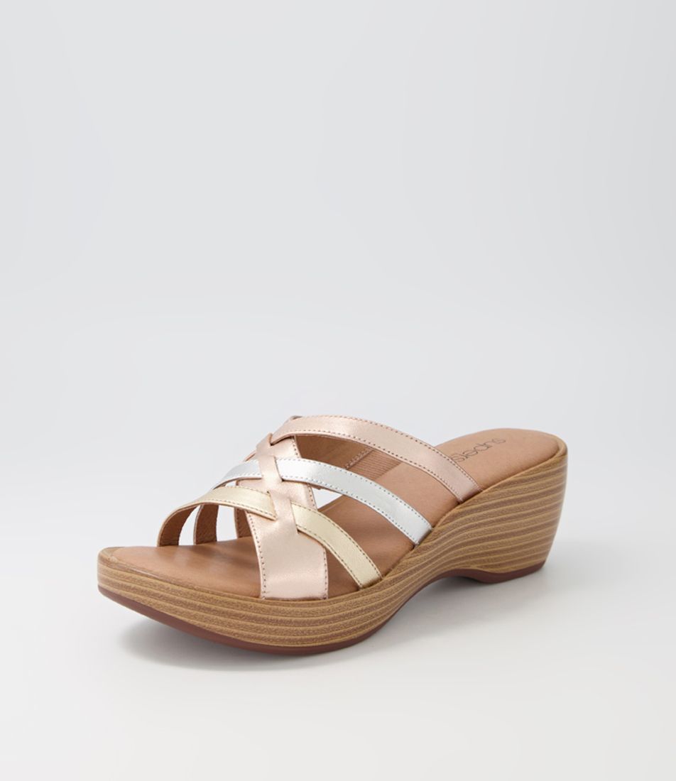 Ballet Metallic Multi Leather Sandals