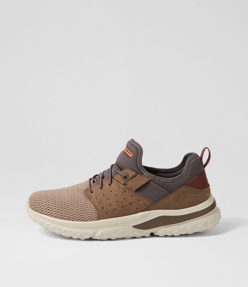 Solvano Caspian Taupe Mesh Sneakers