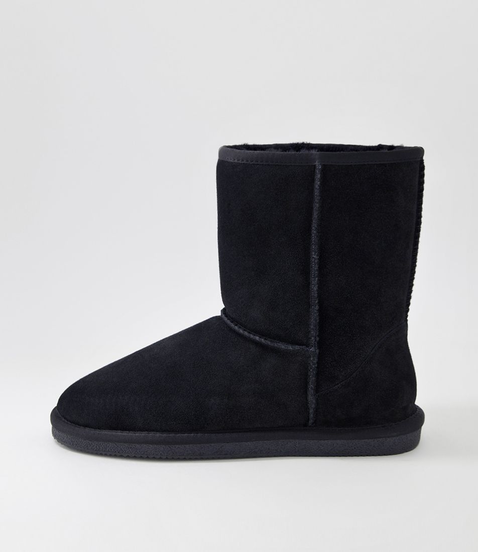 Odin Black Suede Ankle Boots